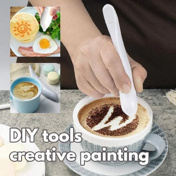 Coffee Carving Pens Genius latte pen