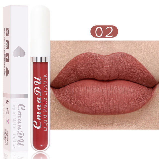 18 Color Waterproof Long Lasting Moist Lip Gloss Plumper Liquid Lipstick