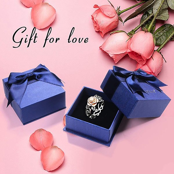 Exquisiter Forever Silver Rose Ring