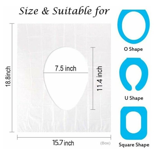 Biodegradable Disposable Plastic Toilet Seat Cover