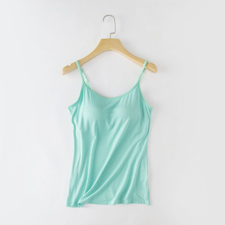 Tank With Built-In Bra With Adjustable Straps