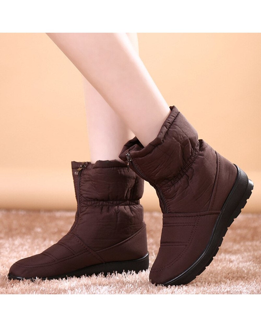 Women s snow ankle boots winter warm
