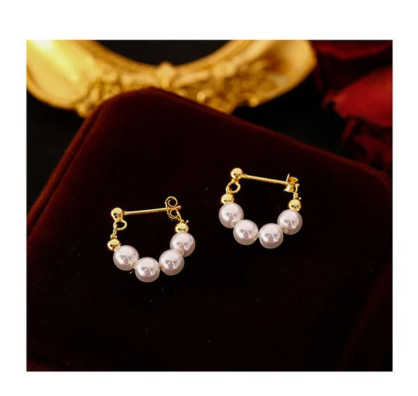 Pearl earrings