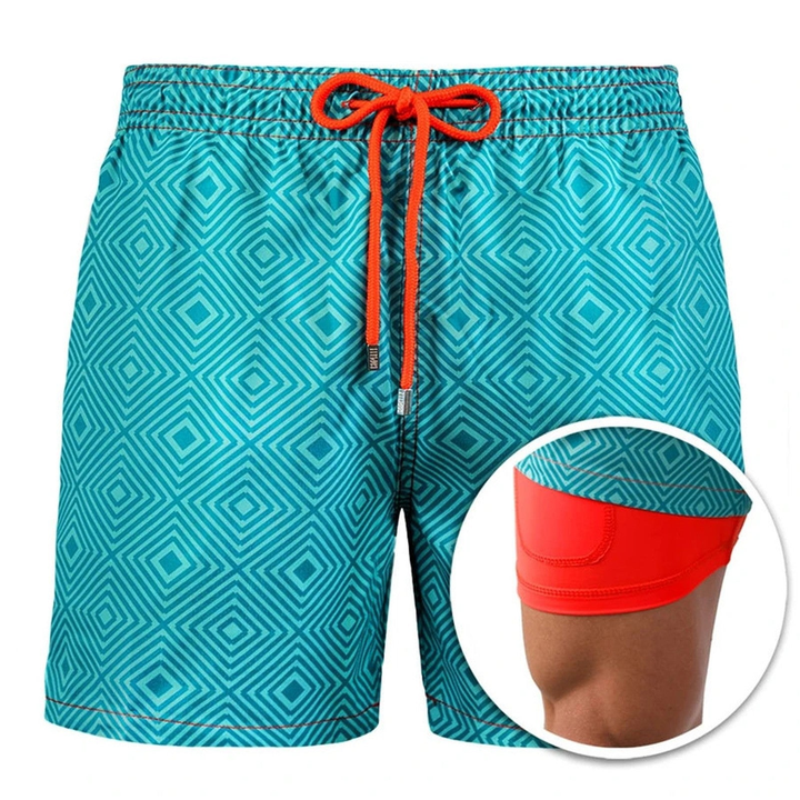 Double layer beach pants