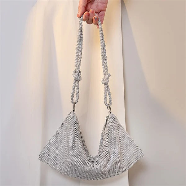 Luxury Design Shiny Rhinestones Handbag