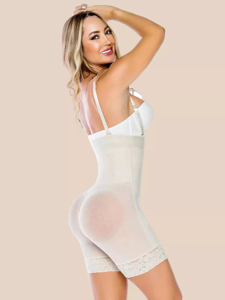 Fajas Colombianas Butt Lifter Shapewear Tummy Control Panties Crotch with Zipper Ref 1008
