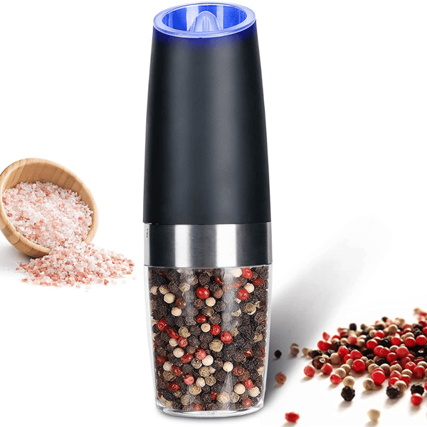 Automatic Electric Gravity Induction Salt and Pepper Grinder