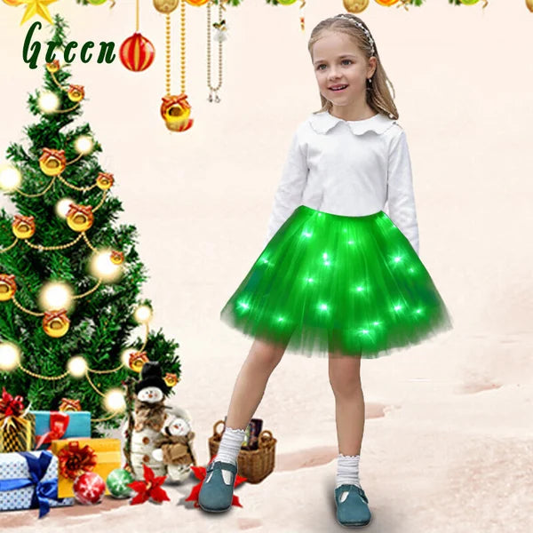 🎅 EARLY XMAS SALE 50% OFF 🔥Magical & Luminous LED Tutu Skirt