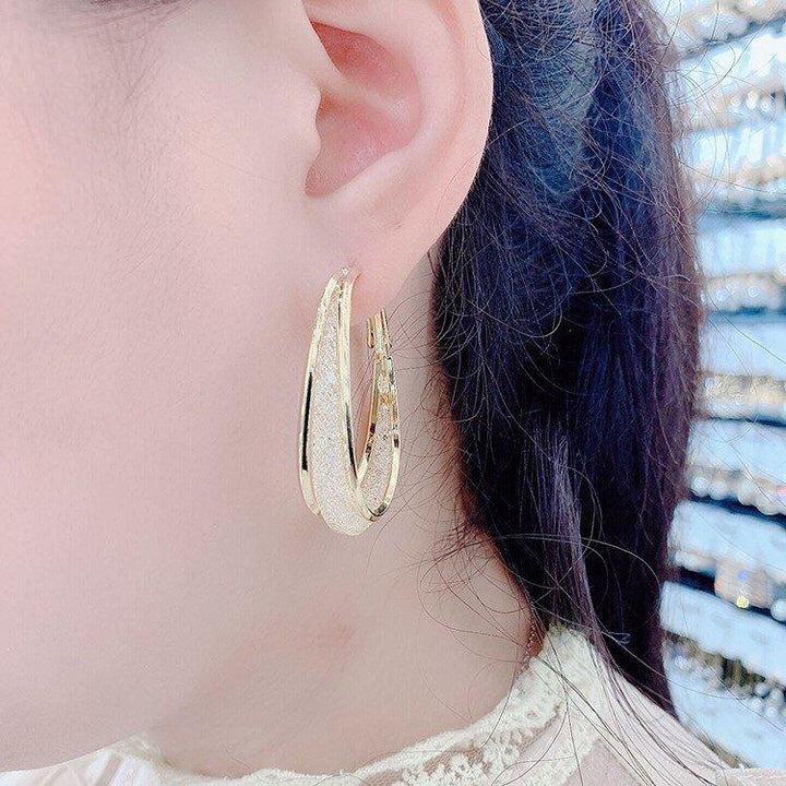 Fashion Oval Earrings