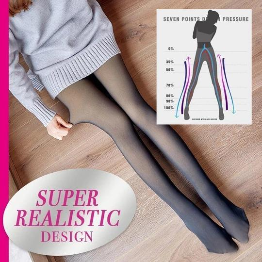 FAUX NUDE WINTER PANTYHOSE