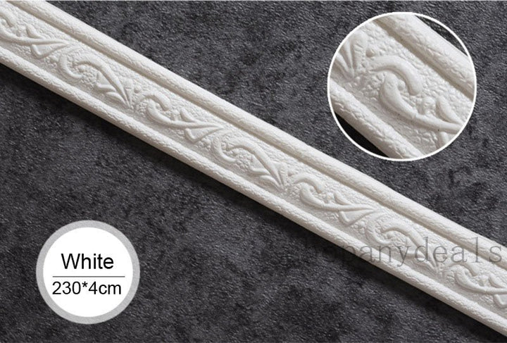 3D Pattern Edge Decoration Mouldings Trim Border Frame