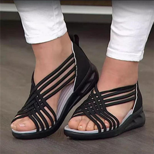 Women s Sports Braided Fish Mouth Sandals