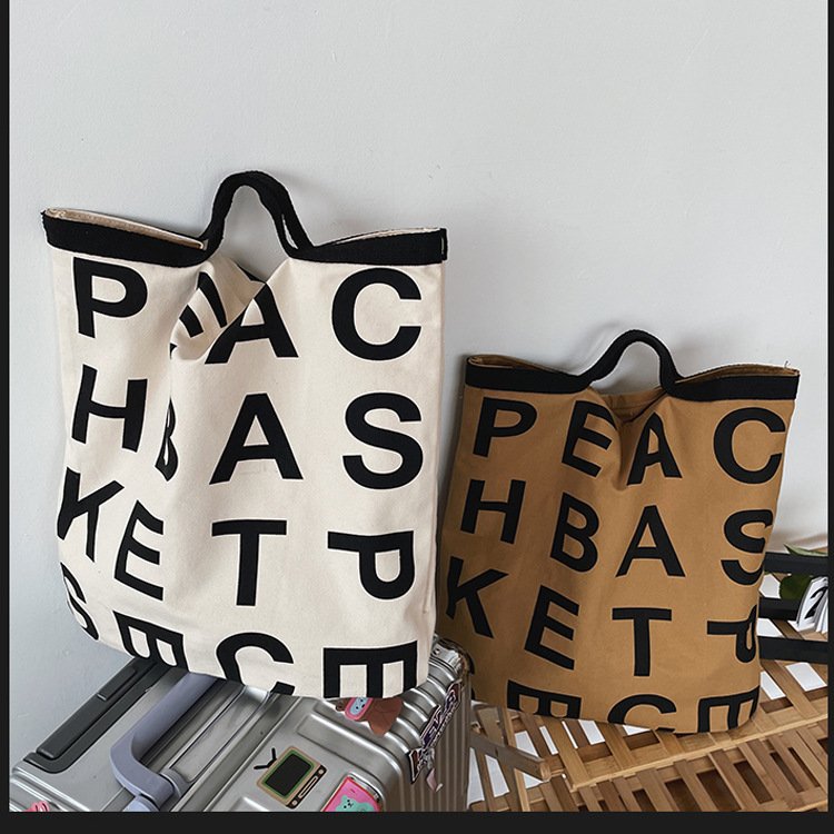 Fashionable Large Capacity Graffiti Canvas Bag