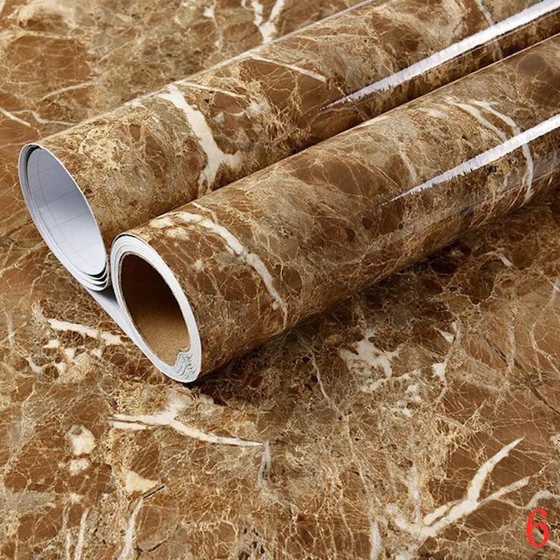 Waterproof Marble Wallpaper Sticker