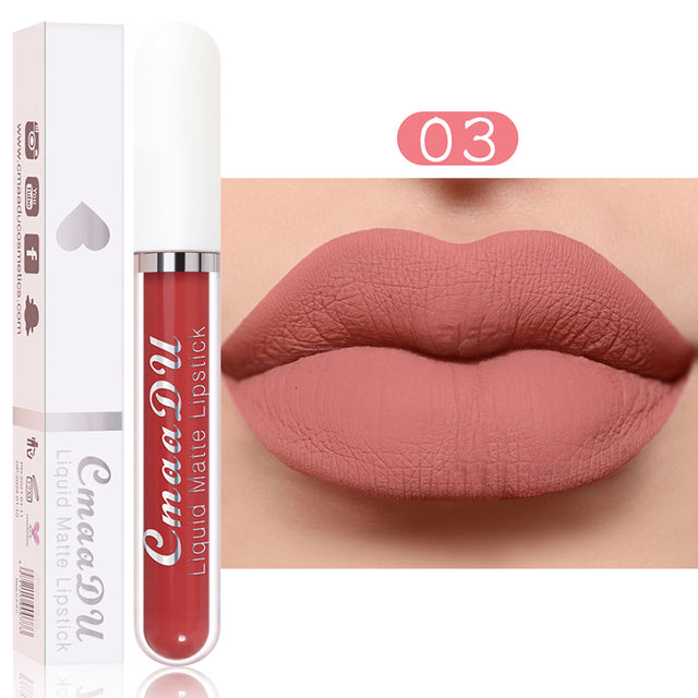 18 Color Waterproof Long Lasting Moist Lip Gloss Plumper Liquid Lipstick