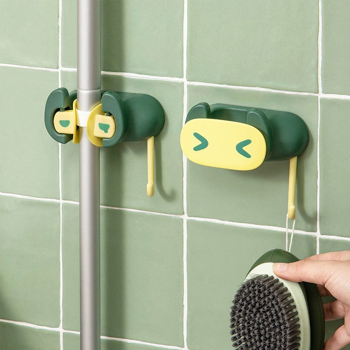 Wall Mounted Mop Organizer