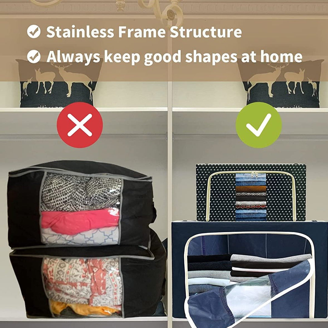 Oxford Cloth Steel Frame Storage Box