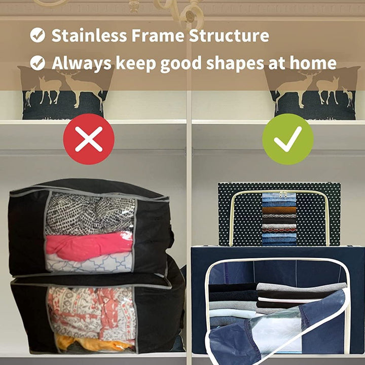 Oxford Cloth Steel Frame Storage Box