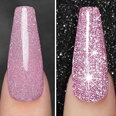 Reflective Glitter Nail Gel