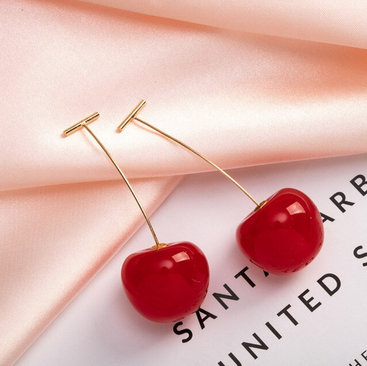 Celia Rouge Cherry Earrings