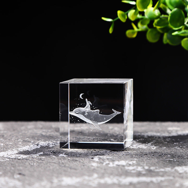 Lovely Decoration Crystal Cube