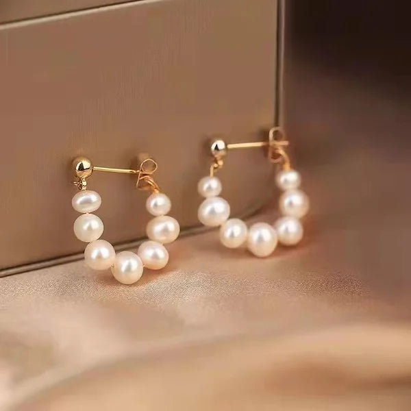 Pearl earrings