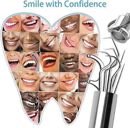 🎁Summer hot sale 🎁Stainless Steel Toothpick Set 7pcs