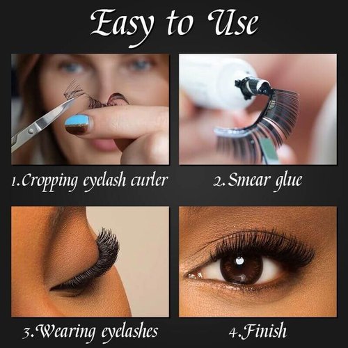 DIY Cluster Eyelash Lash Ribbon