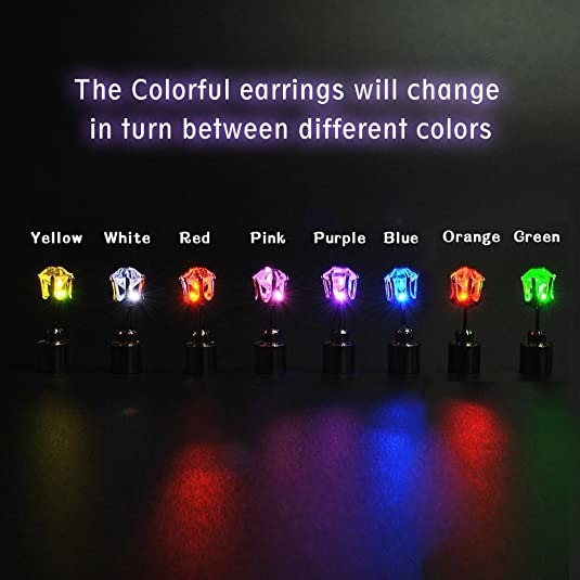 Changing Color Light Up LED Earrings