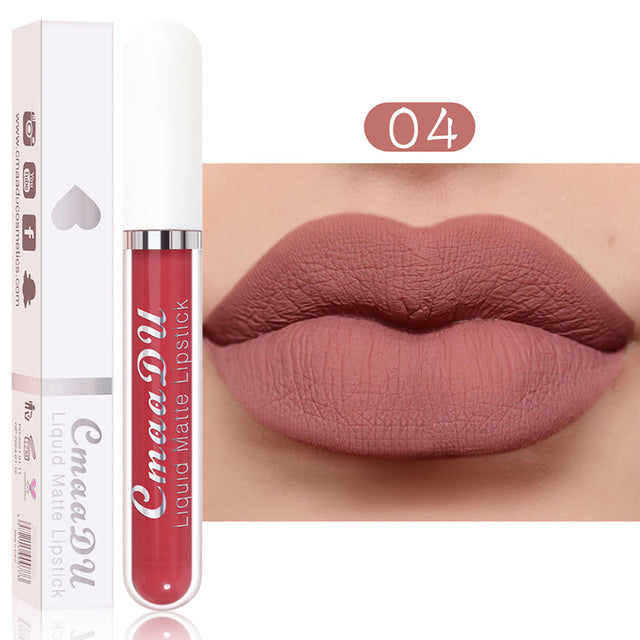 18 Color Waterproof Long Lasting Moist Lip Gloss Plumper Liquid Lipstick