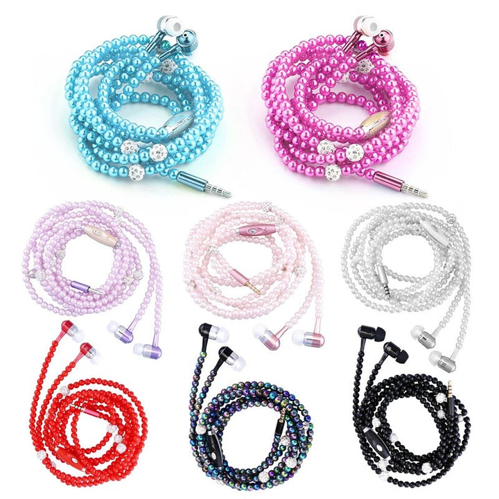 Pearl Necklace Earphones
