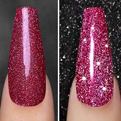 Reflective Glitter Nail Gel