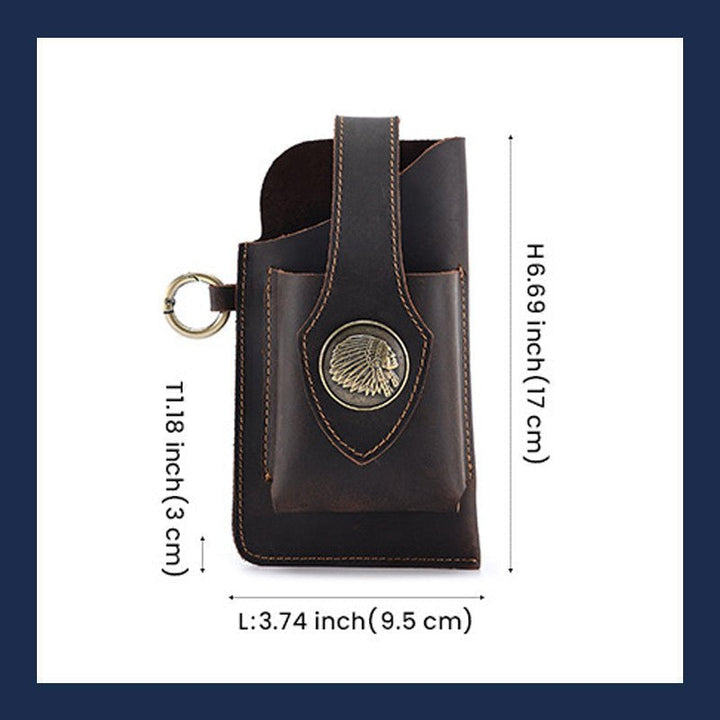 Multifunctional Leather Mobile Phone Bag