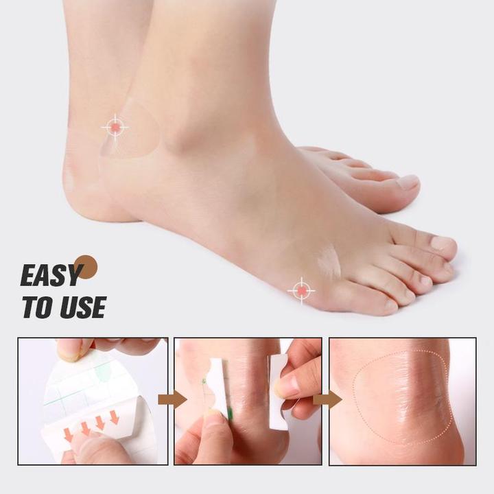 Self adhesive Invisible Heel Anti wear Sticker 50 PCS