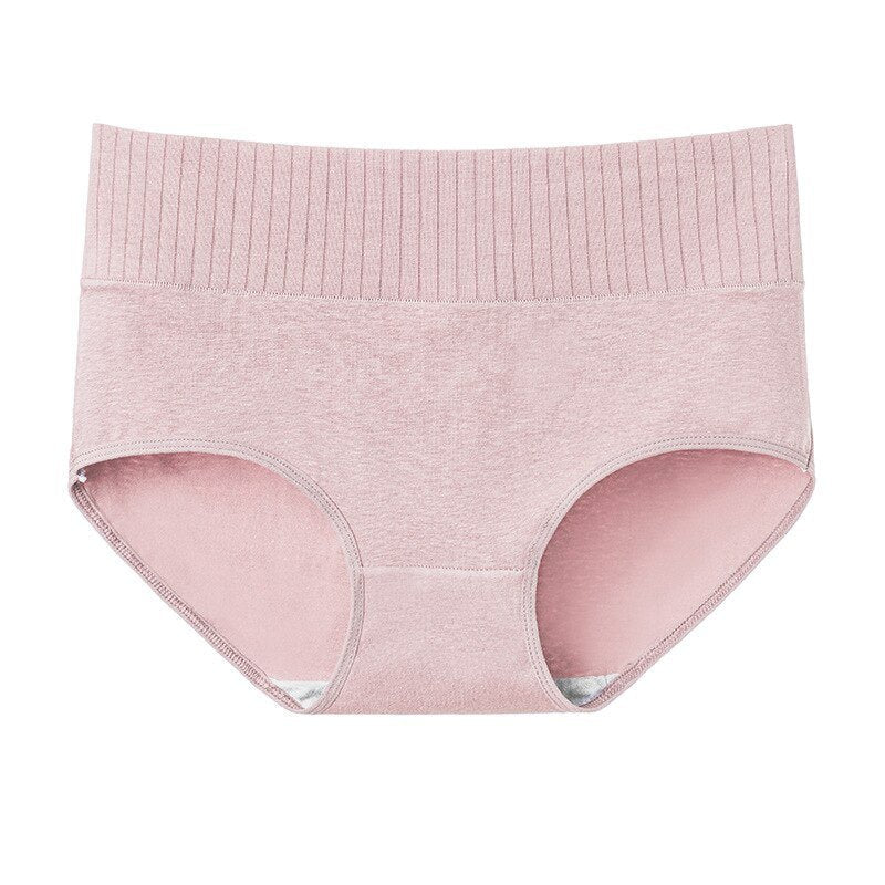 Hips and High Waist Anti Side Leakage Pure Cotton Breathable Seamless Menstrual Underpants