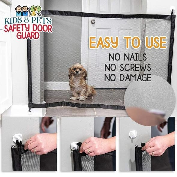 Portable Kids Pets Safety Door Guard