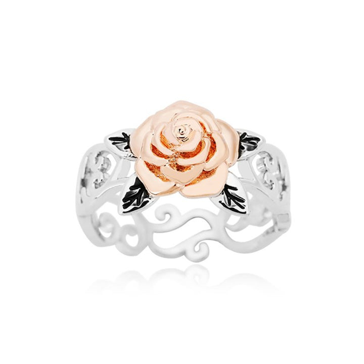 Exquisiter Forever Silver Rose Ring