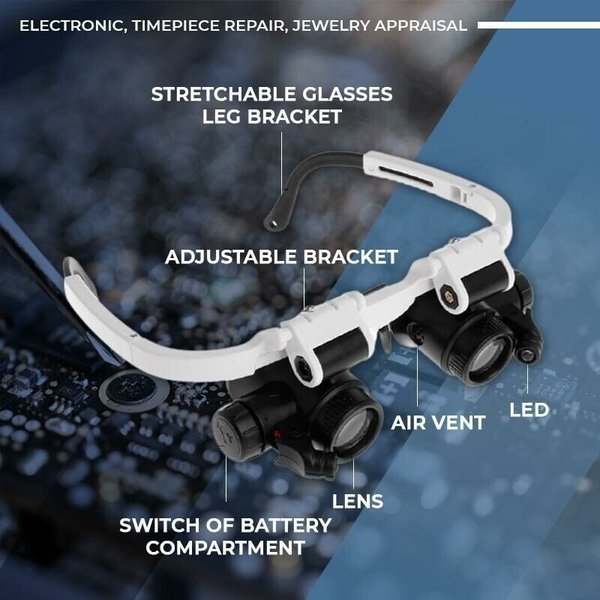 LED Glasses Magnifier 8 15 23