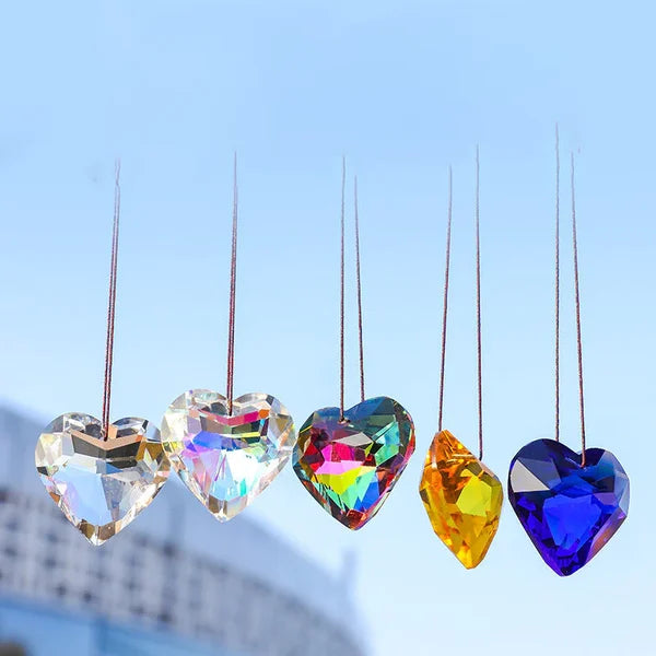 🔥LAST DAY 48% OFF 🔥 Hanging Heart Suncatcher Prism Crafts