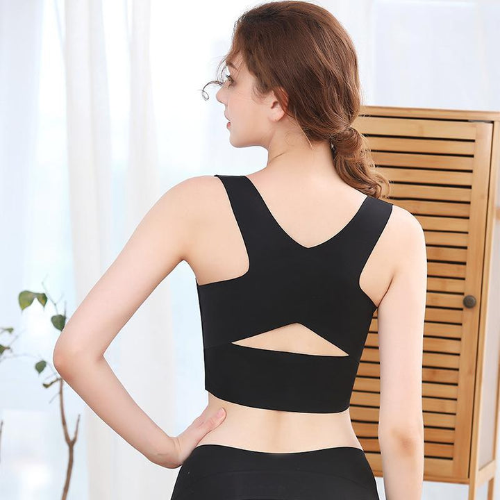 SEAMLESS FRONT BUCKLE SUPPORT BRA