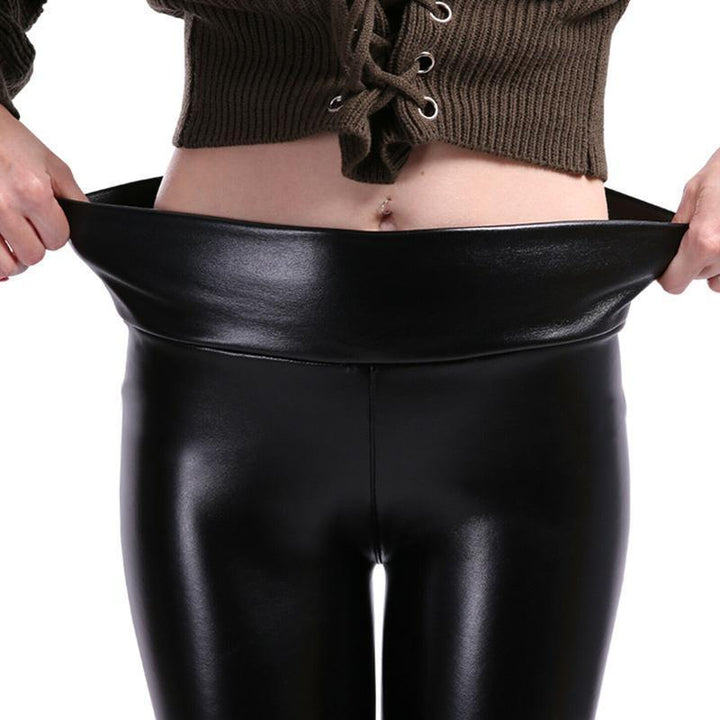 Stretch Fit Faux Leather Shaper