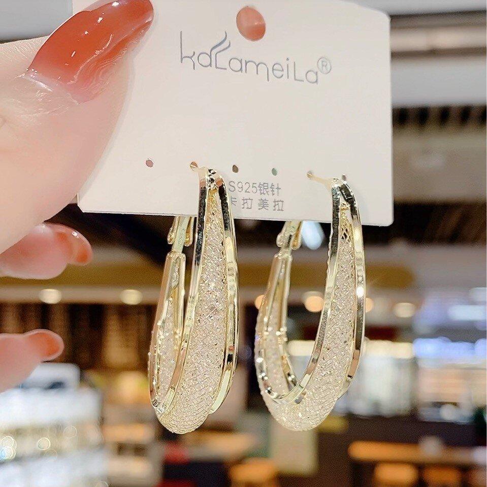 Fashion Oval Earrings