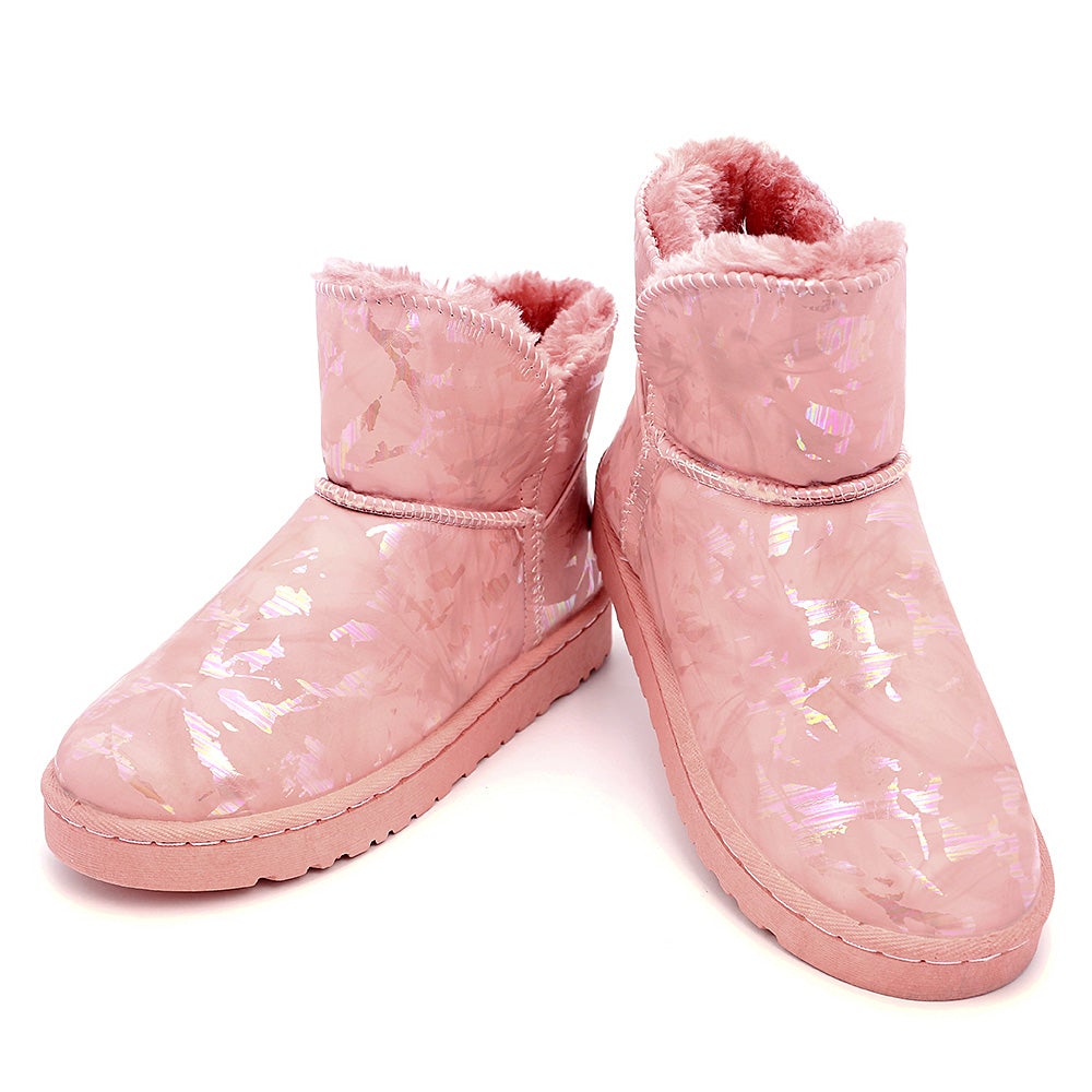 Cute Plush Graffiti Snow Boots