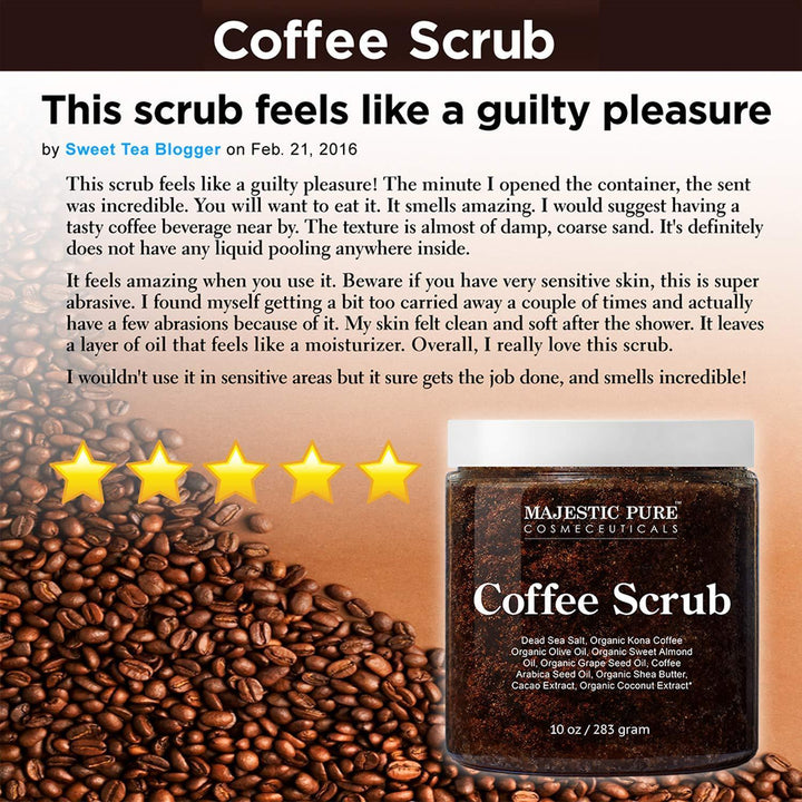 Majestic Pure Arabica Coffee Scrub