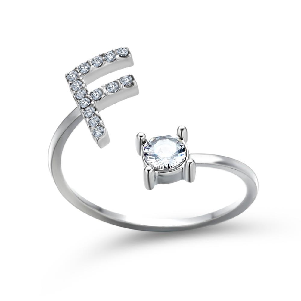 Perfect Gift Adjustable Initial Ring