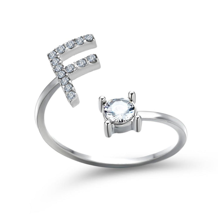Perfect Gift Adjustable Initial Ring