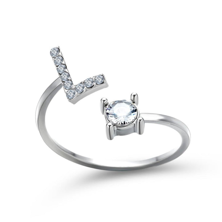 Perfect Gift Adjustable Initial Ring