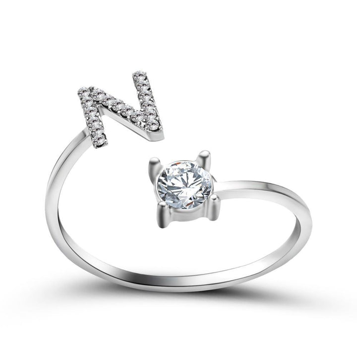 Perfect Gift Adjustable Initial Ring