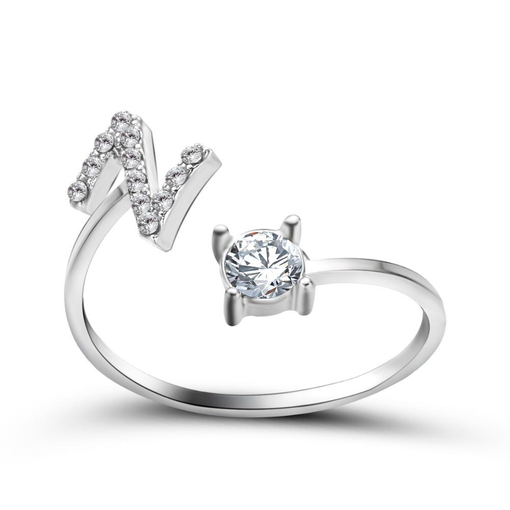Perfect Gift Adjustable Initial Ring