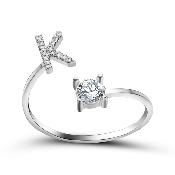 Perfect Gift Adjustable Initial Ring